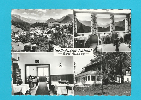 AK Bad Aussee. Gasthof Cafe Teichwirt.