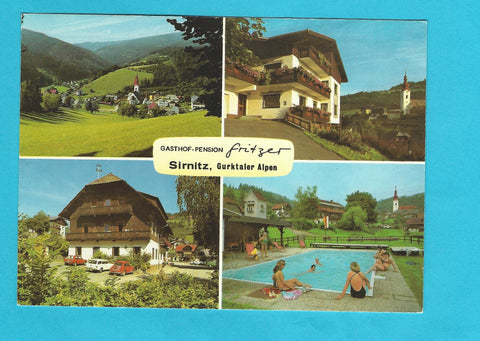 AK Sirnitz 7. Gasthof Pension Fritzer.