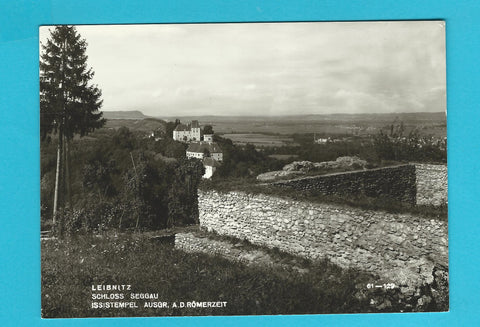 AK Leibnitz. Schloß Seggau. Isistempel Ausgr. a. d. Römerzeit.
