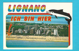 AK Lignano. Veduta aerea.