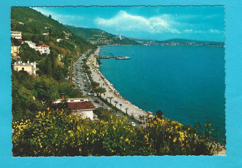 AK Trieste. Riviera di Barcola - Lungomare.