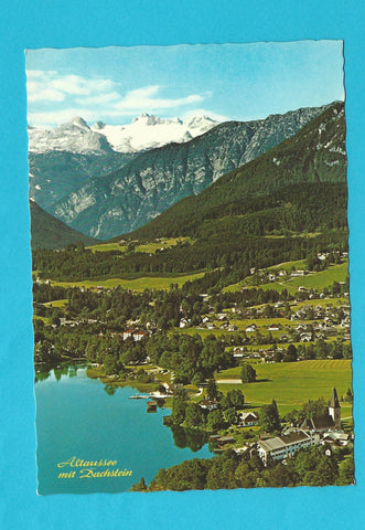 AK Ausseer Land. Altaussee mit Dachstein.