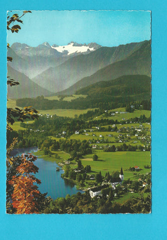 AK Ausseer Land. Altaussee mit Dachstein.