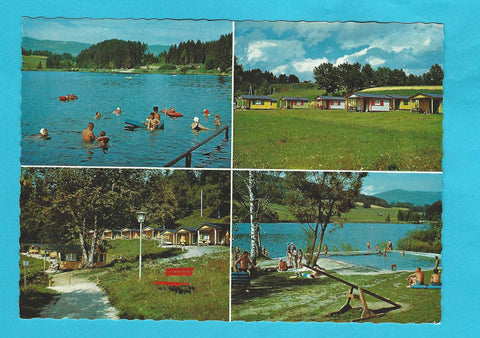 AK Feriendorf des Sozialtourismus am Maltschacher See bei Feldkirchen.