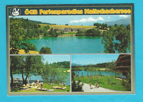 AK ÖGB Ferienparadies Maltschachersee. Briefelsdorf 7. Feldkirchen.