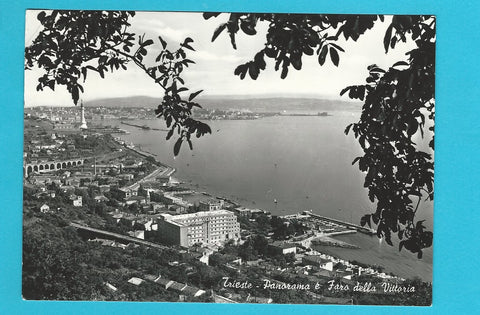 AK Trieste - Panorama e Faro della Vittoria.