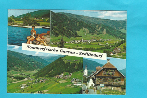 AK Sommerfrische Gnesau - Zedlitzdorf.