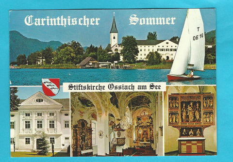 AK Stiftskirche Ossiach am See. Carinthischer Sommer.