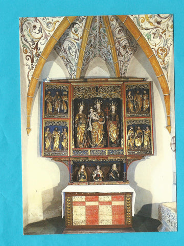 AK Stiftskirche Ossiach. Spätgotischer Flügelaltar.