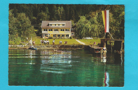 AK Ossiach. Strandpension Fünfhaus.