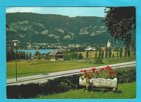 AK Ossiach am Ossiachersee gegen Bodensdorf.