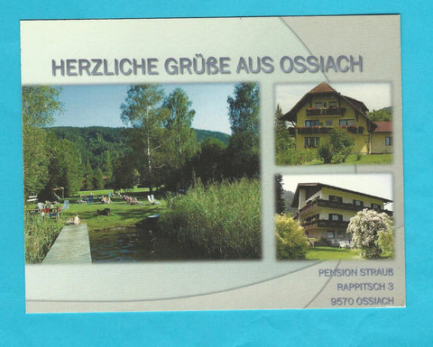 AK Ossiach. Pension Strauß. Rappitsch 3.