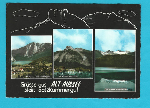 AK Grüsse aus Altaussee.