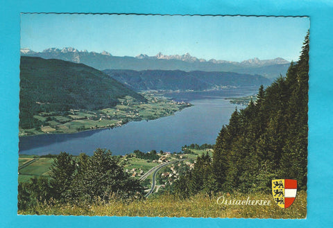 AK Ossiachersee mit Steindorf, Karawanken und Julischen Alpen.