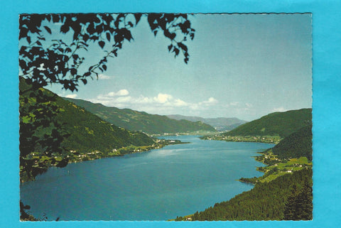 AK Blick über den Ossiachersee.