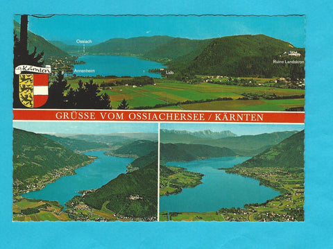 AK Grüsse vom Ossiachersee.