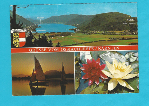 AK Grüsse vom Ossiachersee.
