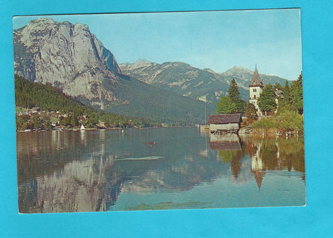 AK Grundlsee mit Backenstein und Schloss Castiglioni.