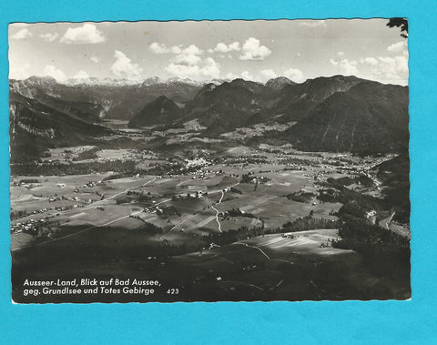 AK Ausseer-Land, Blick auf Bad Aussee, geg. Grundlsee und Totes Gebirge.