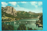 AK Grundlsee mit Backenstein und Totem Gebirge.