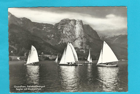 AK Grundlsee. Segler mit Backenstein.