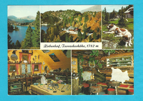 AK Zirbenhof, Turracherhöhe. Berghotel. Inh. R. Kranzelbinder. Mineralien-Museum.