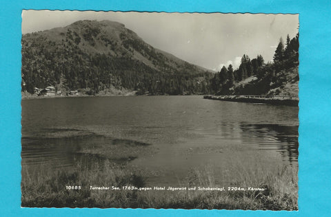 AK Turracher See gegen Hotel Jägerwirt und Schoberriegl.