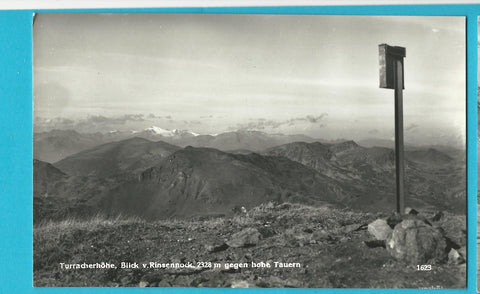 AK Turracherhöhe, Blick vom Rinsennock gegen hohe Tauern.