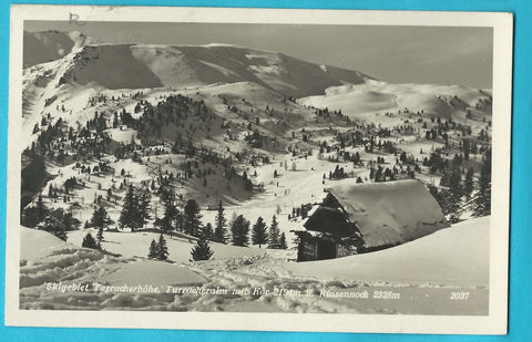 AK Skigebiet Turracherhöhe, Turracheralm mit Kor und Rinsennock.