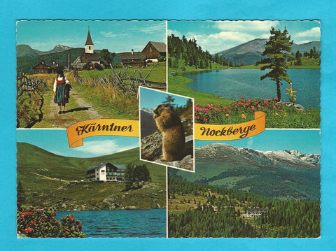 AK Kärntner Nockberge. (St, Lorenzen, Schwarzsee, Falkertsee, Hochrindl)