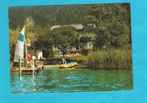 AK Steindorf am Ossiachersee. Seehaus Hirzberger. Stiegl-See-Uferweg 69.