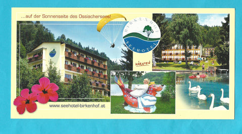 AK Bodensdorf am Ossiachersee. Seehotel Birkenhof. Familie Schlager. Ossiacher Straße 18.