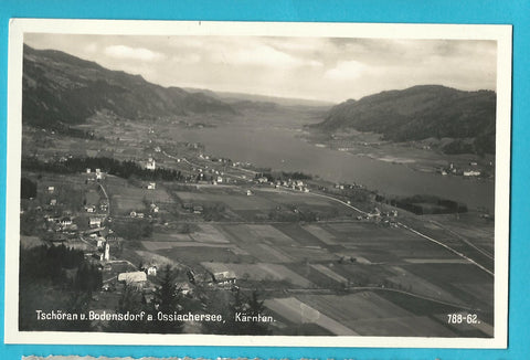 AK Tschöran und Bodensdorf am Ossiachersee.