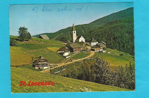AK Ebene Reichenau. Gasthof Pertlwirt. St. Lorenzen 1.