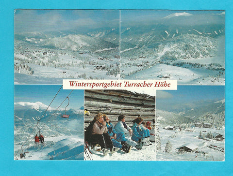 AK Wintersportgebiet Turracher Höhe.