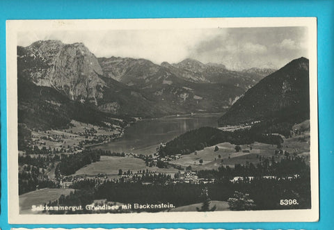 AK Grundlsee mit Backenstein. (1941)