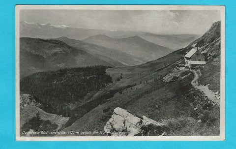 AK Dachstein-Südwandhütte gegen die Hohen Tauern. (1944)